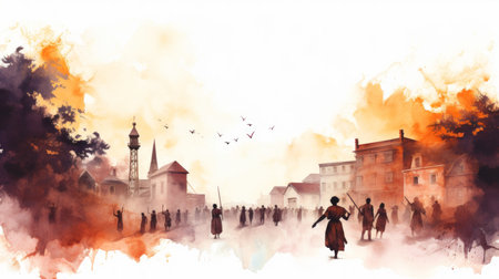 International Day of Slavery and the Abolition of Slavery August 23 Generative AIの素材