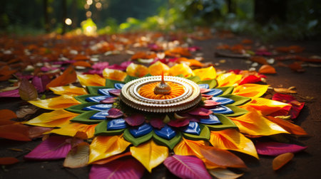 Onam is an annual festival Generative AIの素材