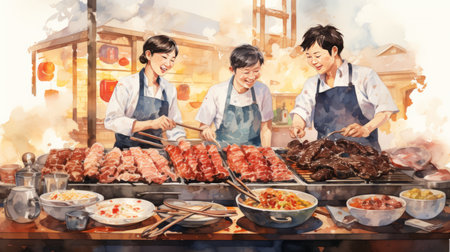 Yakiniku Day, Japan, August 29 Generative AIの素材