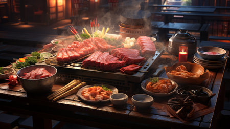 Yakiniku Day, Japan, August 29 Generative AIの素材