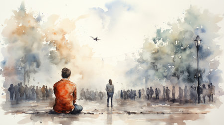 International Day of Remembrance of the Enforced Disappearance August 30 Generative AIの素材