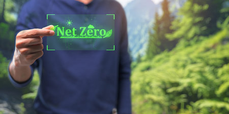 Global net zero emissions describe a state in which carbon dioxide is released due to human...