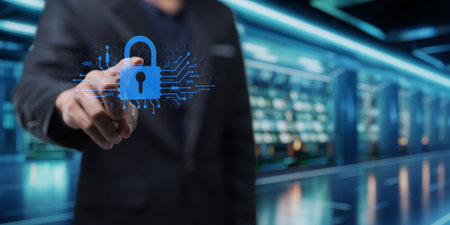 Securrity Network, Passwod Decryping, Cyber Security, Password, global online technology information security systemの写真素材