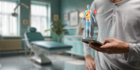 body organ, scan to check physical health, treat illness
