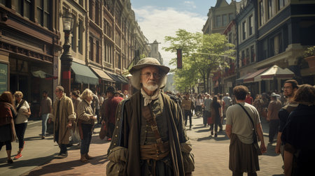 Columbus day October 9 Generative AIの素材