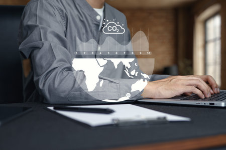 Explore the theme of CO2 reduction through detailed analysis and calculations, integrated within a...