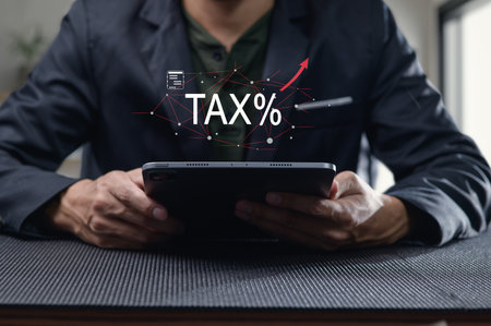 Explore the implications of increasing export tax rates on businesses today. Understand the financial impact and strategic decisions involved in managing tax changes effectively.の写真素材