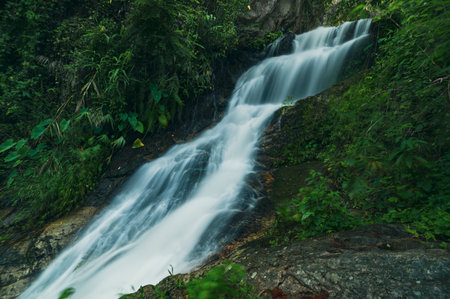 Discover a hidden gem in Chiang Mai, where a tranquil Huai Kaew waterfall flows gracefully amidst...