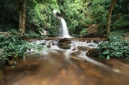 Experience the breathtaking beauty of Monthathan Waterfall in Chiang Mai. Surrounded by lush...