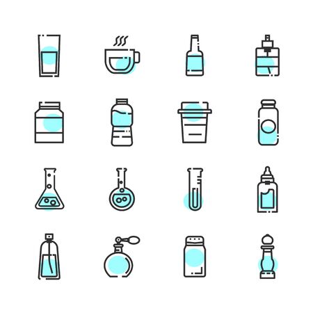 Bottle Thinline iconのイラスト素材