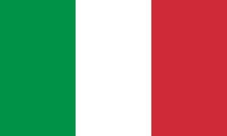 Italy flag. Illustration Vector of Italy flag. Accurate dimensions and official colors. EPS10のイラスト素材
