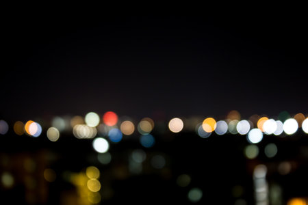 bokeh light backgroundの写真素材