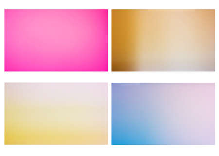 Lot of 4 Abstract colorful Photo by camera without lensの写真素材