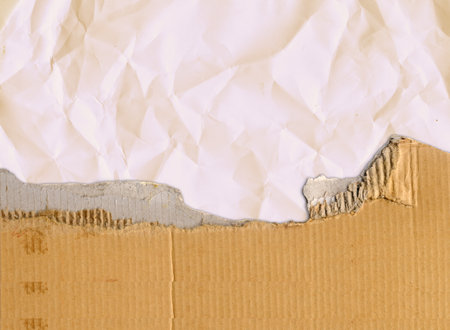 Torn paper with space for your message or text on it.の写真素材