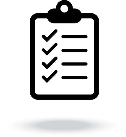 check list icon vector.approve icon .information iconのイラスト素材