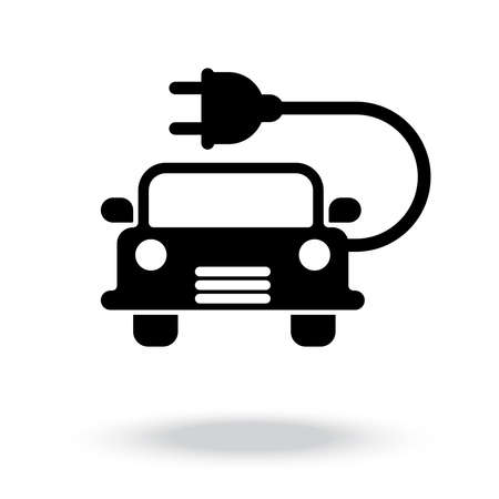 electric car icon vectorのイラスト素材