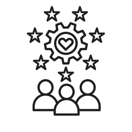 customer expectations icon vectorのイラスト素材