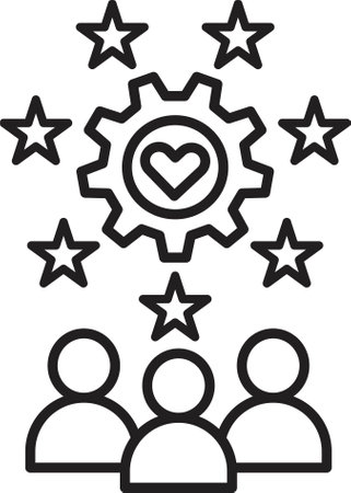 customer expectations icon vectorのイラスト素材