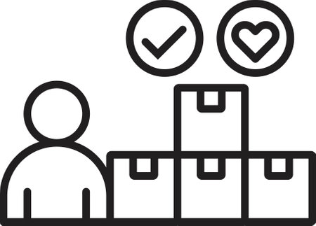 supplier icon vector signのイラスト素材