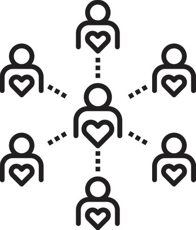 employee engagement systems icon vectorのイラスト素材