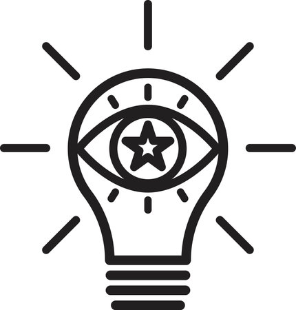 vision icon vectorのイラスト素材