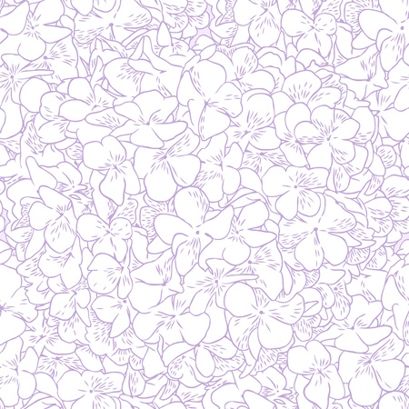 beautiful Hydrangea seamless patternのイラスト素材