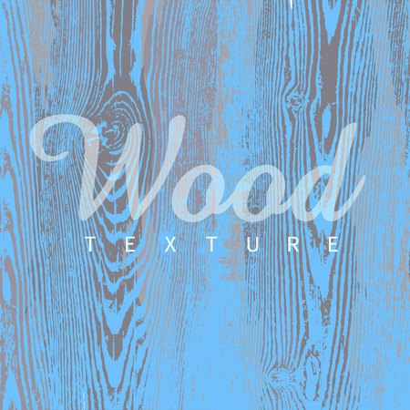 Wood texture template in blue colors. Vector illustration. Natural wooden background.のイラスト素材
