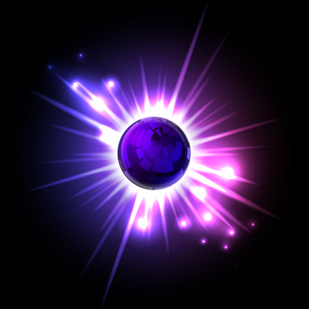 Abstract technological futuristic sphere. Vector background. Eps 10.のイラスト素材