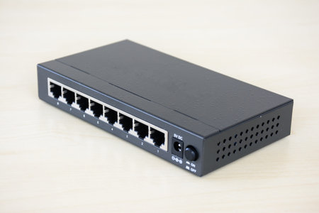 8 ports switch with metalic body
