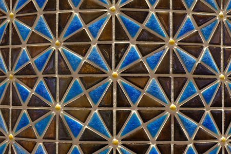 Tiles pattern Europe style interior room in the department store.