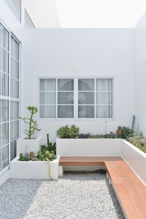 Interior balcony room of the house are modern style very luxury.の写真素材