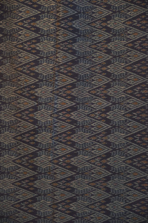 Ancient local pattern on the silk of Thai North-East are very beautiful details.