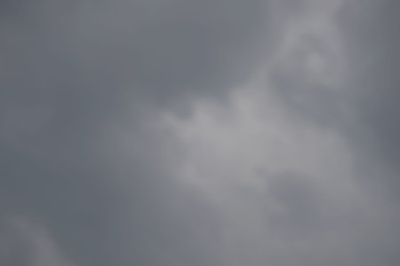Cloudy before rain is very cool air in the morning.
