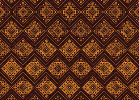 Local vintage pattern asian art design. fashion, fabric silk , backgrounds, textures, square, geometry, lines, graphic, element, elegant, decorative, decor, beauty.のイラスト素材