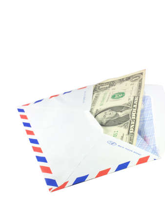 airmail moneyの写真素材