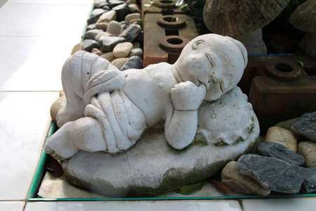 Thai Children  Sculptureの写真素材