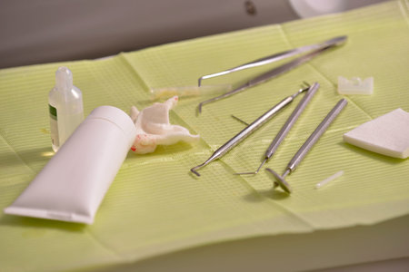 Dentist toolsの写真素材