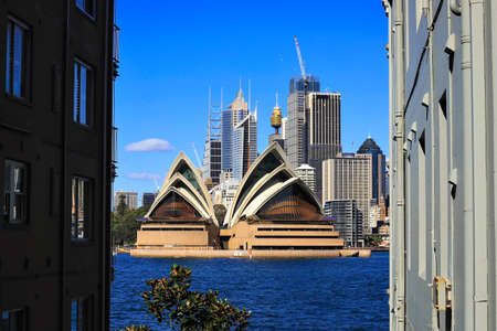 Sydney Opera House, New South Wales, Australiaの写真素材