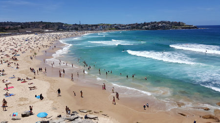 Bondi Beach, Sydney, Australiaの写真素材