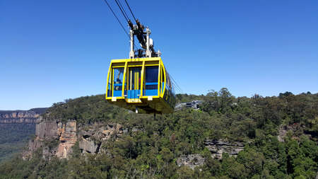 Blue Mountains, Katoomba, Australiaの写真素材