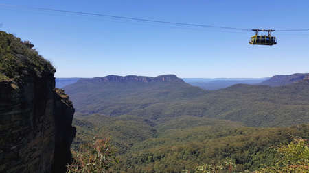 Blue Mountains, Katoomba, Australiaの写真素材