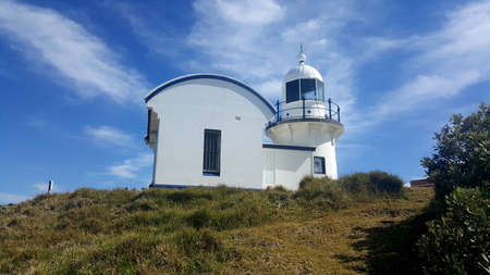 Tacking Point Lighthouse, Port Macquarie, Australieの写真素材