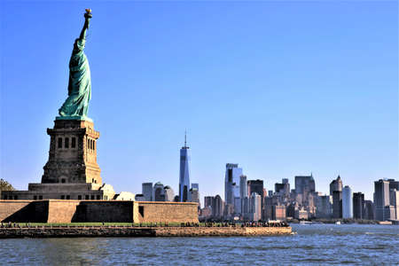Statue of Liberty, New York City, United Statesの写真素材