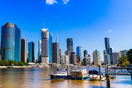 Brisbane City, Queensland, Australiaの写真素材