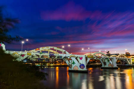 William Jolly Bridge in Brisbane, Queensland, Australiaの写真素材