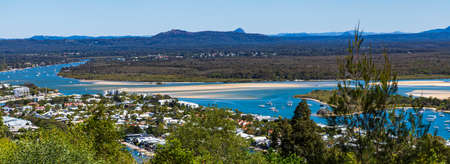 Laguna Lookout, Noosa, Queensland, Australiaの写真素材
