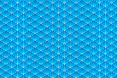 Cyan and blue texture composed of symmetrical trianglesの写真素材