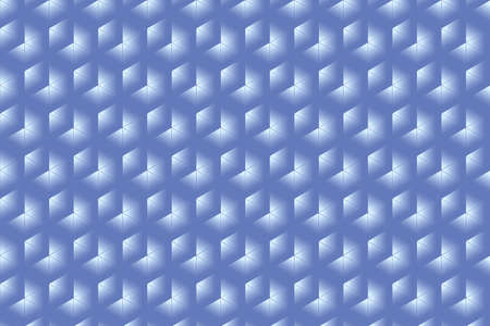 White and blue texture composed of symmetrical trianglesの写真素材