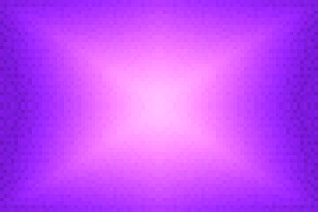 Abstract violet and pink radiant gradient background. Texture with pixel square blocks. Mosaic pattern.の写真素材