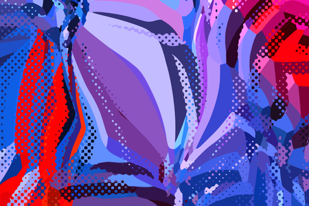 Abstract modern background. Creative colorful forms and shapes. Geometric pattern. Red, blue and purple bright graphic texture.の写真素材